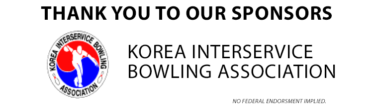 Sponsored by the Korea Interservice Bowling Association. No federal endorsement implied.